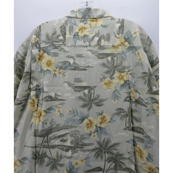 Tommy Bahama Shirt XL Silk Hawaiian Button Up Loop Collar Tropical - Picture 7 of 9